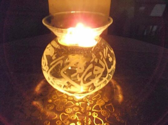 مواهب : فن الحفر اليدوي على الزجاج 16