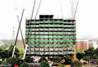 إعجاز : شاهد كيف بني الصينيون مبني من 15 طابق في أقل من يومين 10