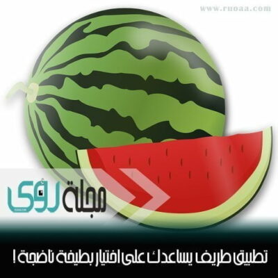 تطبيق جوال طريف يساعدك على اختيار بطيخة ناضجة ! 22