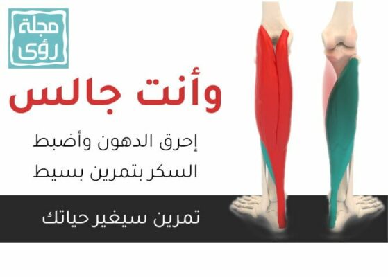 اضبط السكر واحرق الدهون أثناء الجلوس بتحريك عضلة واحدة فقط ! 8